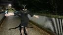 [Cross-dressing / outdoor exposure] Exposed masturbation❤ of a girl Cross-dressing boys ejaculate outside! !! 【Cabarethless】